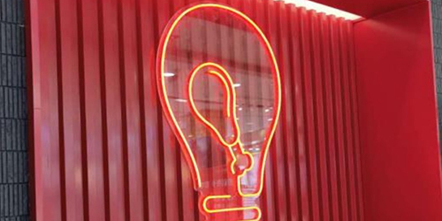 連鎖餐飲店霓虹燈標識;室內霓虹燈;日合霓虹燈標識制作