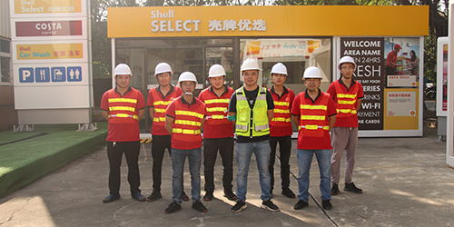 加油站整店標識;日合整店標識制作