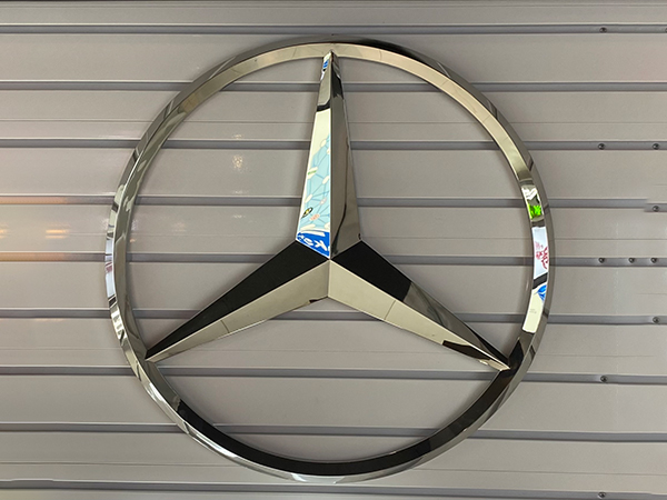 奔馳logo;車標logo；日合門頭logo制作